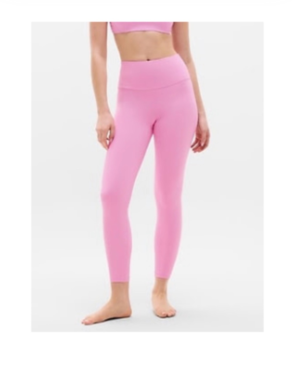 Athleta Elation Ultra High Rise 7/8 Leggings Waterlily Pink L NWOT